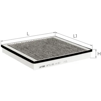 Фільтр салону ALPHA FILTER AF5196a
