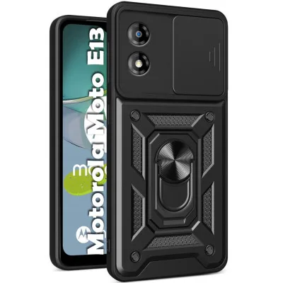 Чохол до мобільного телефона BeCover Military Motorola Moto E13 Black (709101)
