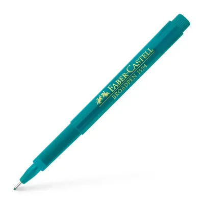 Лайнер Faber-Castell BROADPEN 1554 бірюзовий, 0,8 мм (1983)