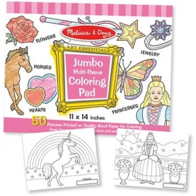 Набір для творчості Melissa&Doug Альбом раскрасок для девочек (MD4225)