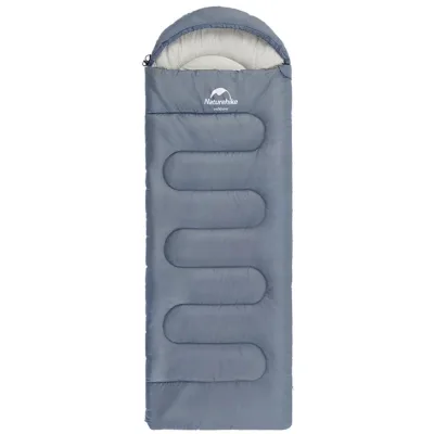 Спальний мішок Naturehike Y150L NH21MSD08 лівий, сіро-блакитний (6975641888734)