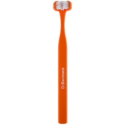 Зубна щітка Dr. Barman's Superbrush Compact Тристороння М'яка Помаранчева (7032572876328-orange)