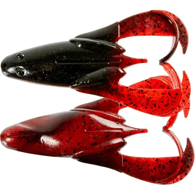 Силікон рибальський Keitech Noisy Flapper 3.5" (5 шт/уп) к467 black red belly (1551.12.75)