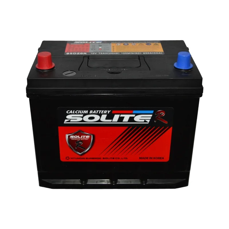 Акумулятор автомобільний Solite R 75Ah (85D26R)