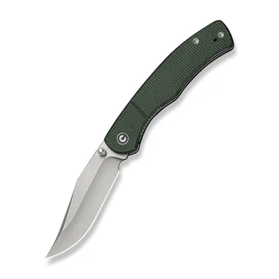 Ніж Civivi Clingman, Green Micarta, Satin (C23065-4)