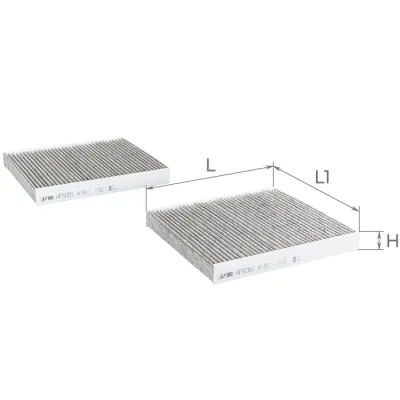Фільтр салону ALPHA FILTER AF5091a-2