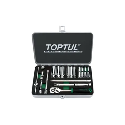 Набір інструментів Toptul дюймових 1/4" 18од. 3/16"-9/16" (GCAD1813)