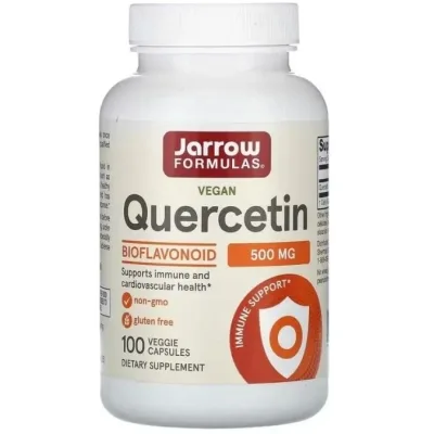 Вітамінно-мінеральний комплекс Jarrow Formulas Кверцетин, 500 мг, Vegan Quercetin, 100 вегетеріанських капсул (JRW-14016)