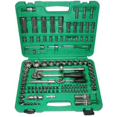 Набір інструментів Toptul автомобільний 1/4", 1/2" 108од. (6-гр.) (GCAI108R)