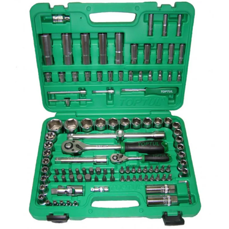 Автомобільний набір інструментів TOPTUL 1/4", 1/2" 108 од. (6-гр.) GCAI108R