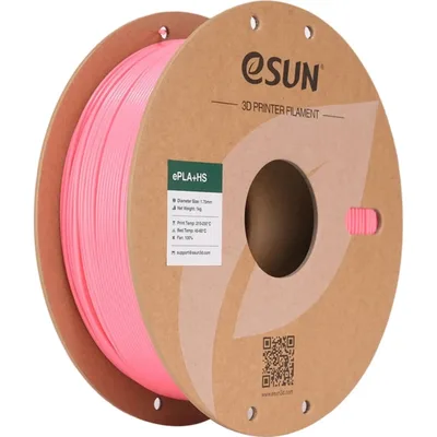 Пластик для 3D-принтера eSUN ePLA+HS, 1,75мм, 1кг, pink (EPLA+HS-P175P1)