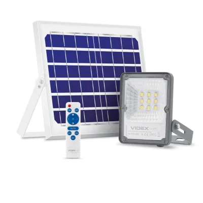 Прожектор Videx LED прожектор автономний 10W 5000K 3.2 V (VL-FSO-205)