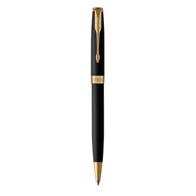 Ручка кулькова Parker SONNET 17 Matte Black Lacquer GT BP (84 832)