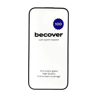 Скло захисне BeCover Apple iPhone 15 Pro 10D Black (711331)