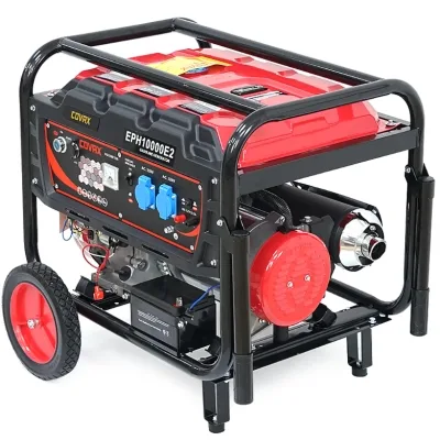 Генератор COVAX EPH10000E2, 7.0kW, 220V, 50Hz, DC12V, 18HP, електро стартер, 25L (EPH10000E2)