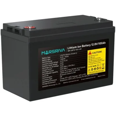 Батарея LiFePo4 Marsriva 12.8V 100Ah 1.28kWh (MR-LBP12-100-LAR)
