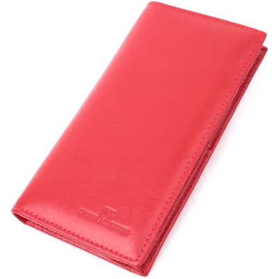 Гаманець ST Leather З натуральної шкіри Червоний (22539)