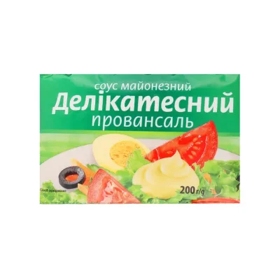 Соус Чумак Майонезний делікатесний провансаль 200 г (4823096007649)