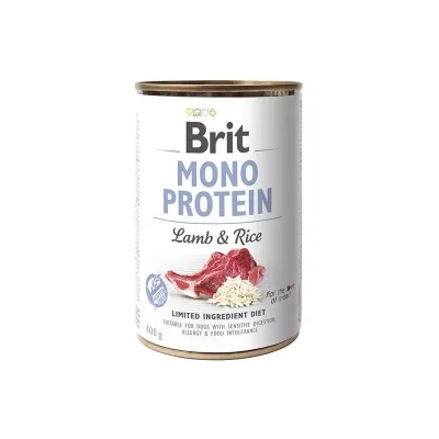 Вологий корм для собак Brit Care Mono Protein Lamb and Rice з ягнятиною та рисом (8595602555352)