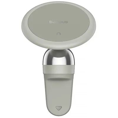 Універсальний автотримач Baseus Magnetic (на решітку) creamy-white (SUCC000102)