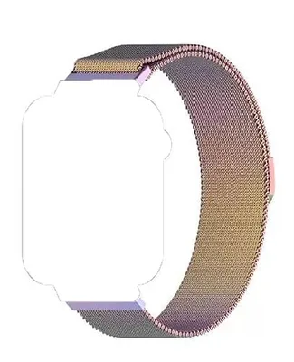Ремінець до смарт-годинника BeCover Milanese Style для Samsung Galaxy (20mm)/Watch 5/ Watch 4.../Gear S2 Classic/Gear Sport Rainbow (707678)