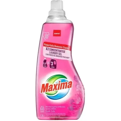 Гель для прання Sano Maxima Soft Silk Концентрований 1.5 л (7290102992928)