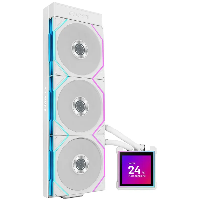 Система рідинного охолодження Lian Li HydroShift II LCD-S 360TL, White (G89.GHS2LCDS36TW.00)