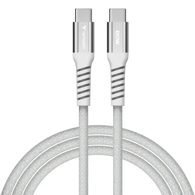 Дата кабель USB-C to USB-C 1.2m Magnetic 60W gray Verbatim (31850)