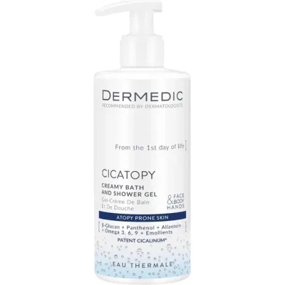 Гель для душу Dermedic Cicatopy Кремовий Для дорослих і дітей з 1-го дня життя 300 мл (5901643178000)
