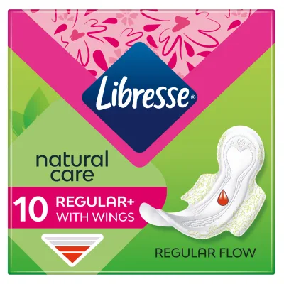 Гігієнічні прокладки Libresse Natural Care Ultra Clip Normal 10 шт (7322540523300)