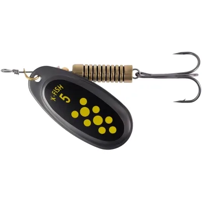 Блешня X-Fish Dark Side 14g 5 Nikel black lime (1917.07.26)
