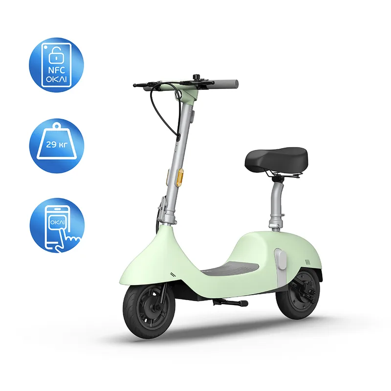 Електросамокат OKAI Ceetle PRO EA10C 10" 900 Вт 10.4 Ah Mint Green (EA10C-MG)