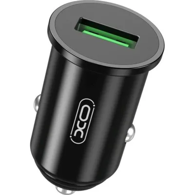 Зарядний пристрій XO QC 3.0 CC35 18W/1USB Black (XO-CC35-BK)