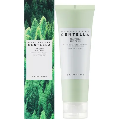 Пінка для вмивання SKIN1004 Madagascar Centella Tea-Trica BHA Foam 125 мл (8809576261714)
