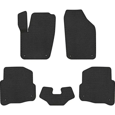 Килимок в салон EVAtech Volkswagen Polo (IV) 3-doors 2001-2009 4 поко (VW12025CVK5TL8RBB)