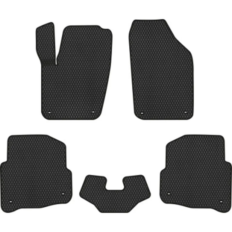 Килимок в салон EVAtech Volkswagen Polo (IV) 3-doors 2001-2009 4 поко (VW12025CVK5TL8RBB)