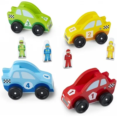 Ігровий набір Melissa&Doug Дерев'яний набір Гоночні автомобілі (MD706)