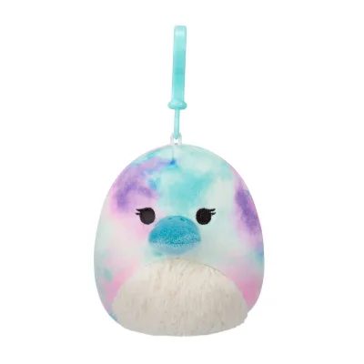 М'яка іграшка Squishmallows на кліпсі – Качкодзьоб Бріндал 9 см (SQCP00215)