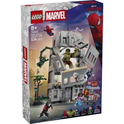 Конструктор LEGO Marvel Епічна сутичка Людини-павука проти Халка (76350)
