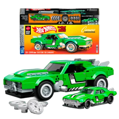 Конструктор Mattel Brick Shop Hot Wheels Speed Camaro 289 деталей (JFT16)