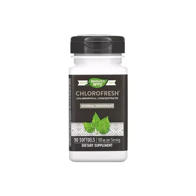 Трави Nature's Way Хлорофіл концентрат, Chlorophyll Concentrate, 90 гелевих капсул (NWY-03550)
