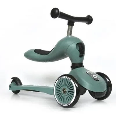 Самокат Scoot&Ride Highwaykick-1 Сіро-зелений (SR-160629-FOREST)