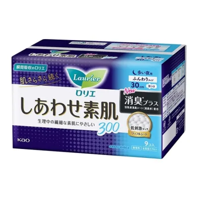 Гігієнічні прокладки Kao Laurier Special Extra Heavy Night Use Slim Нічні 9 шт (4901301405043)