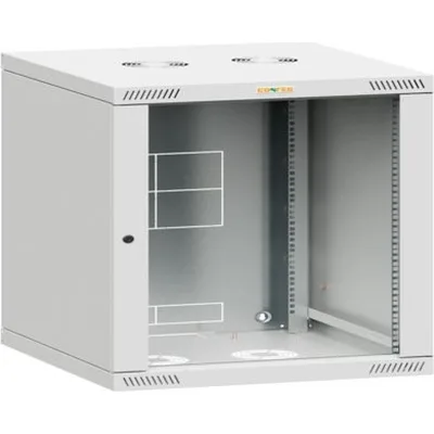 Шафа настінна Conteg 15U 19" глибина 600мм, RAL7035 (RQN-15-60/60)