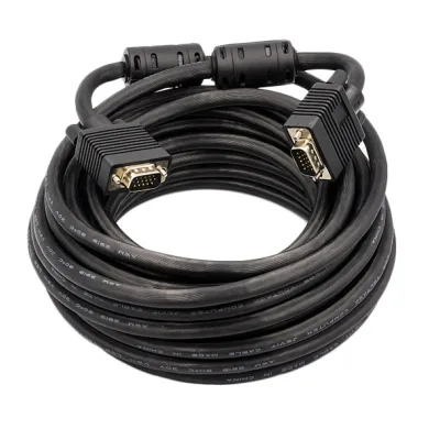 Кабель мультимедійний VGA M to VGA M 10.0m PowerPlant (CA911042)