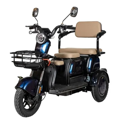 Електроскутер Atlas Elegant Trike 800W Cyan Blue (4015)