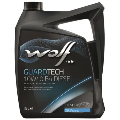 Моторна олива Wolf GUARDTECH 10W40 B4 DIESEL 5л (8303913)