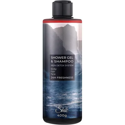 Гель для душу Shik Men Detox System Shower Gel & Shampoo 400 г (4823107607141)