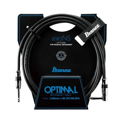 Інструментальний кабель Ibanez NS10L Instrument Cable Angled 3 m (231087)