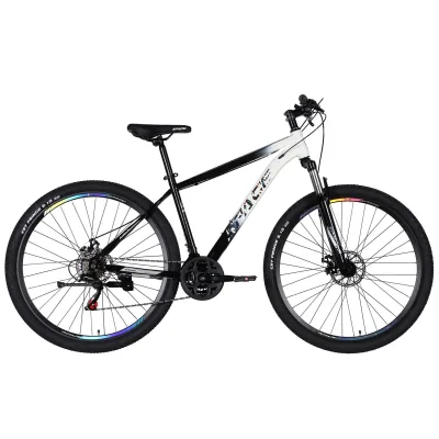 Велосипед Space 27.5" MARS DD FR рама-17" ST 2026 чорний з білим (OPS-SP-27.5-070)